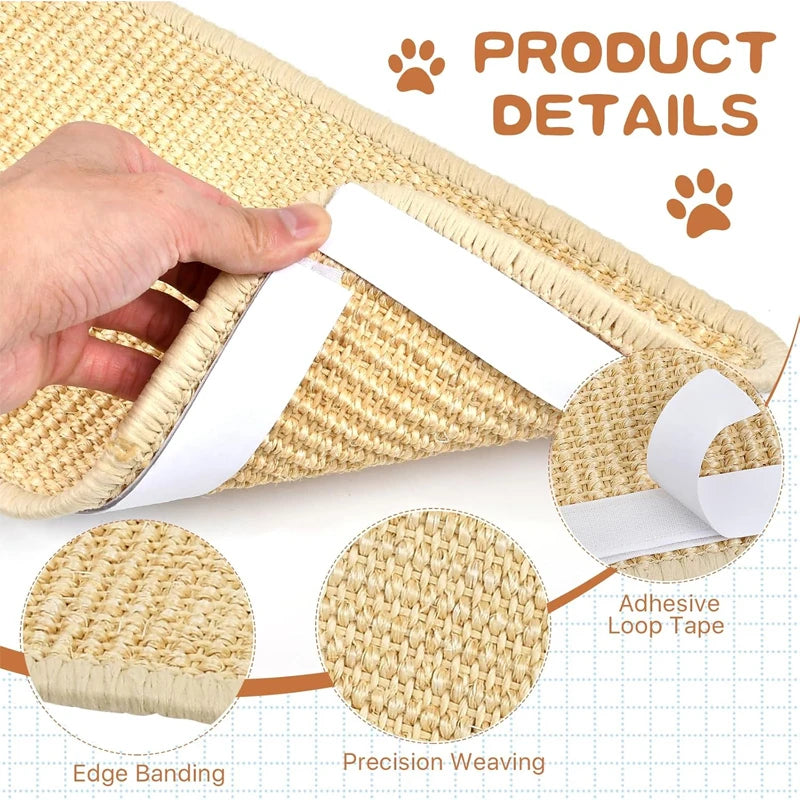 Katzensisal-Kratzmatte – Bodenmatte zum Kratzen & Möbelschutz